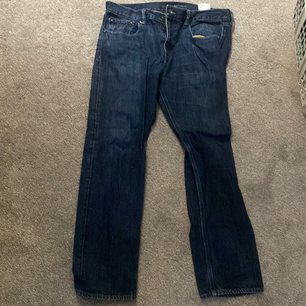 Men’s Banana Republic Slim Fit Jeans, Dark Blue, 34x30